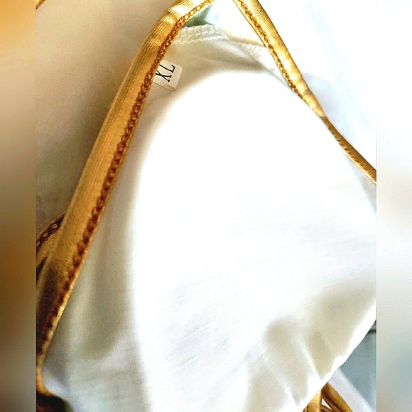 NEW African Kente Print Bikini Set! Ethnic Cultural Tribal Swimwear. Women, XL. - Picture 7 of 8